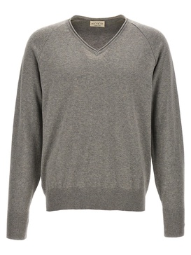 V-Neck Sweater Sweater, Cardigans Gray