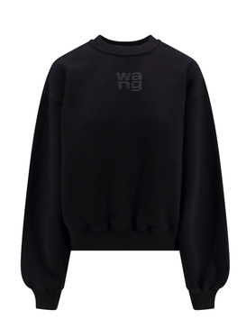 Alexander Wang Essential Puff Paint Cotton-Blend Sweatshirt - XXS