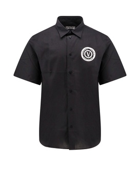 Cotton shirt with V-Emblem shirt