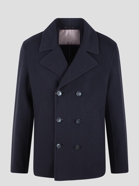 New modern double resort pea coat