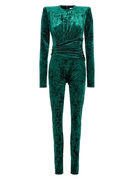 Alexandre Vauthier Velvet Jumpsuit