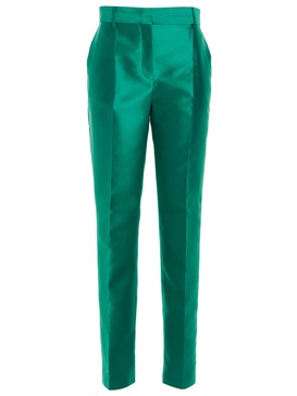 Alberta Ferretti Satin Pants