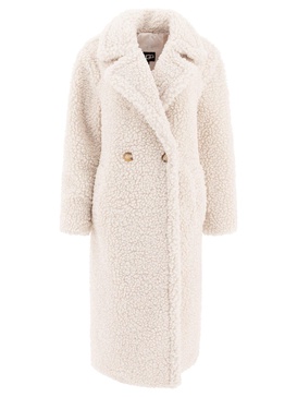 Teddy Gertrude Coats White