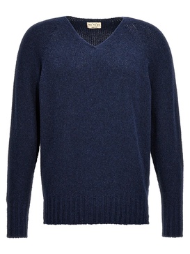 V-Neck Sweater Sweater, Cardigans Blue