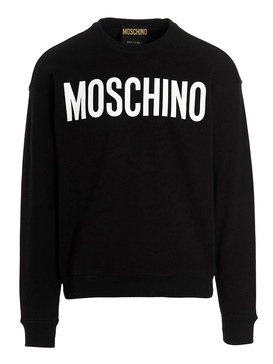 Moschino Logo-Printed Crewneck Sweatshirt