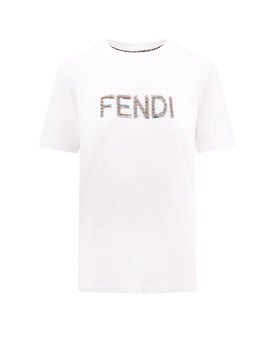 Cotton t-shirt with frontal logo