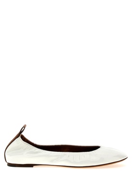 Nappa Ballet Flats Flat Shoes White