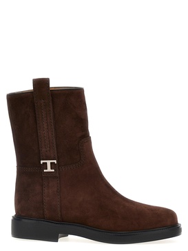 T Timeless Boots, Ankle Boots Brown