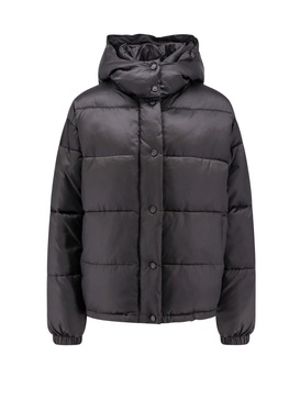 Padded and quilted nylon jacket