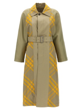 Burberry Woman Two-Tone Cotton Reversible Bradford Trench Coat