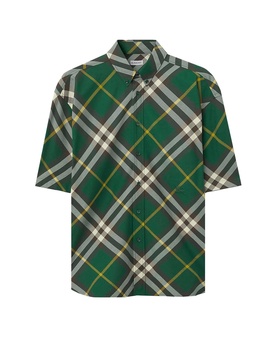 Burberry Man Burberry Man Green Shirts