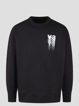 Y-3 graphic crew sweater