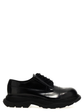 Alexander McQueen Leather Lace-Up Shoes