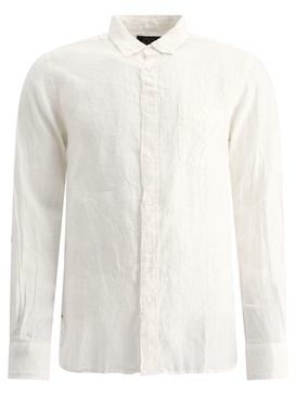 Oxford Linen Shirt Shirts White