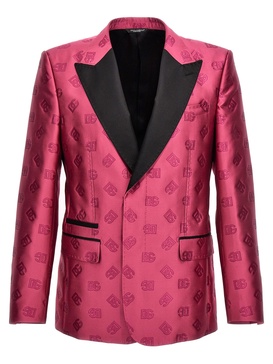 Dolce & Gabbana DG Jacquard Sicilia-Fit Tuxedo Jacket