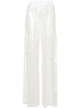 Norma Kamali High Waisted Flared Trousers