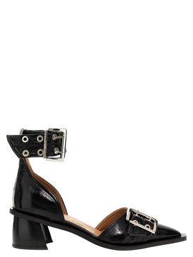 Ganni 'Chunky Buckle' Pumps