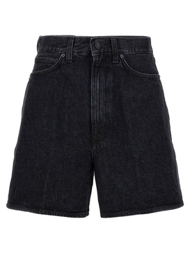 Denim Bermuda Shorts Bermuda, Short Black