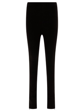 Zip Leggings Trousers Black