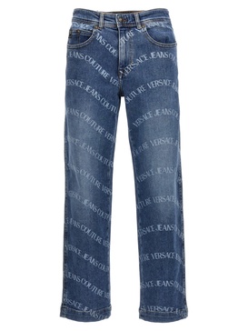 Versace Jeans Couture Logo Printed Jeans