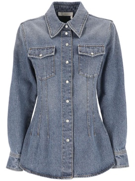 Long-sleeved Denim Shirt