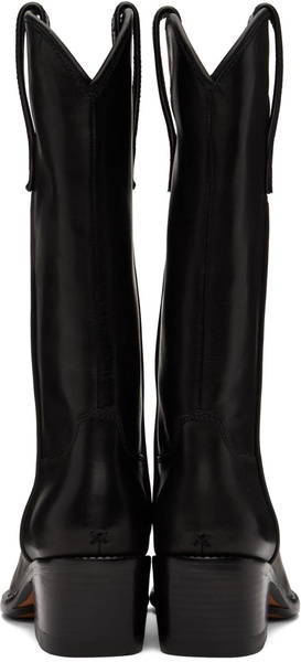 Black Rb Cowboy Boots