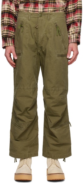 Khaki Flight Cargo Pants