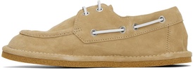 Tan Laced Loafers