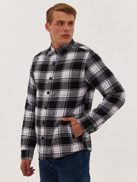 montell flannel check shirt