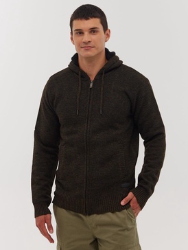 melsa zip-up hooded sweater