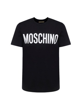 Moschino Logo Printed Crewneck T-Shirt