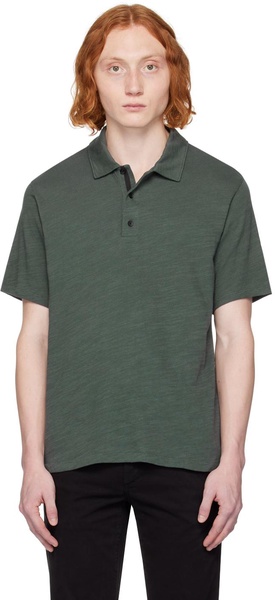 Green Classic Flame Polo