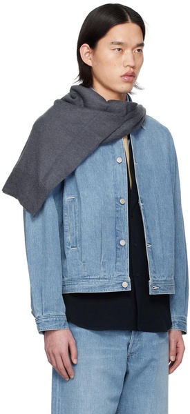 Blue Button Denim Jacket