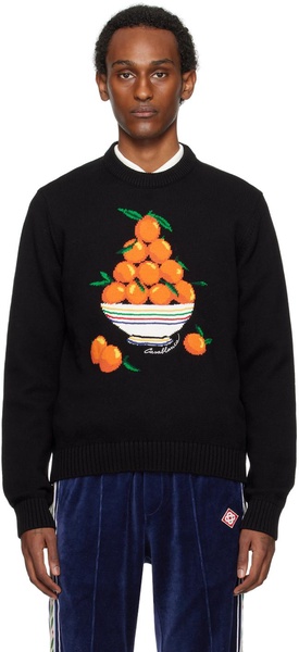 Black 'Pyramide D'Oranges' Sweater