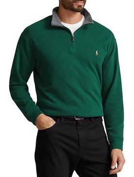 PRL FRNCH RIB QTR ZIP