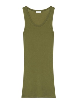 women's massachusetts tank top in olive vintage