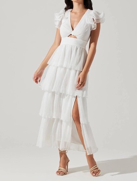 emporia dress in white