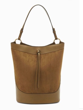 esme bucket bag in brown