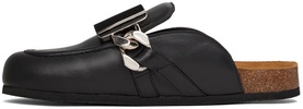 Black Gourmet Chain Loafers