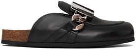 Black Gourmet Chain Loafers