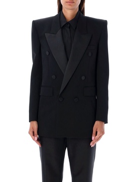 Saint Laurent Double-Breasted Tailored Blazer