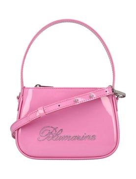 Blumarine Logo Embellished Zipped Tote Bag