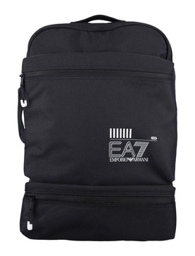 Ea7 Emporio Armani Logo-Printed Zipped Backpack