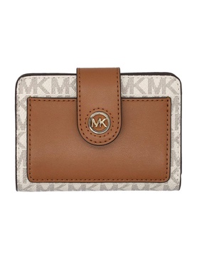 Michael Michael Kors Logo Plaque Bi-Fold Wallet