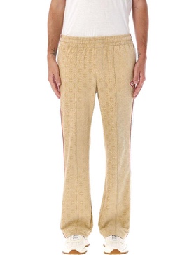 Casablanca Monogram-Jacquard Straight Leg Track Pants