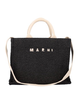 Marni Tropicalia Logo Embroidered Small Tote Bag