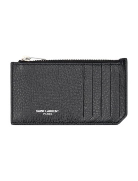 Saint Laurent Paris Fragments Zip Card Case