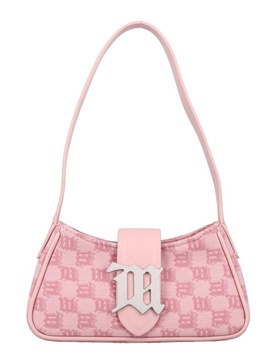 Misbhv Jacquard Logo Plaque Shoulder Bag