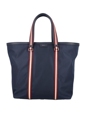 Bally Stripe-Detailed Tote Bag