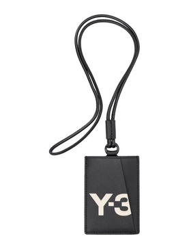 Y-3 Logo Printed Lanyard Card Case